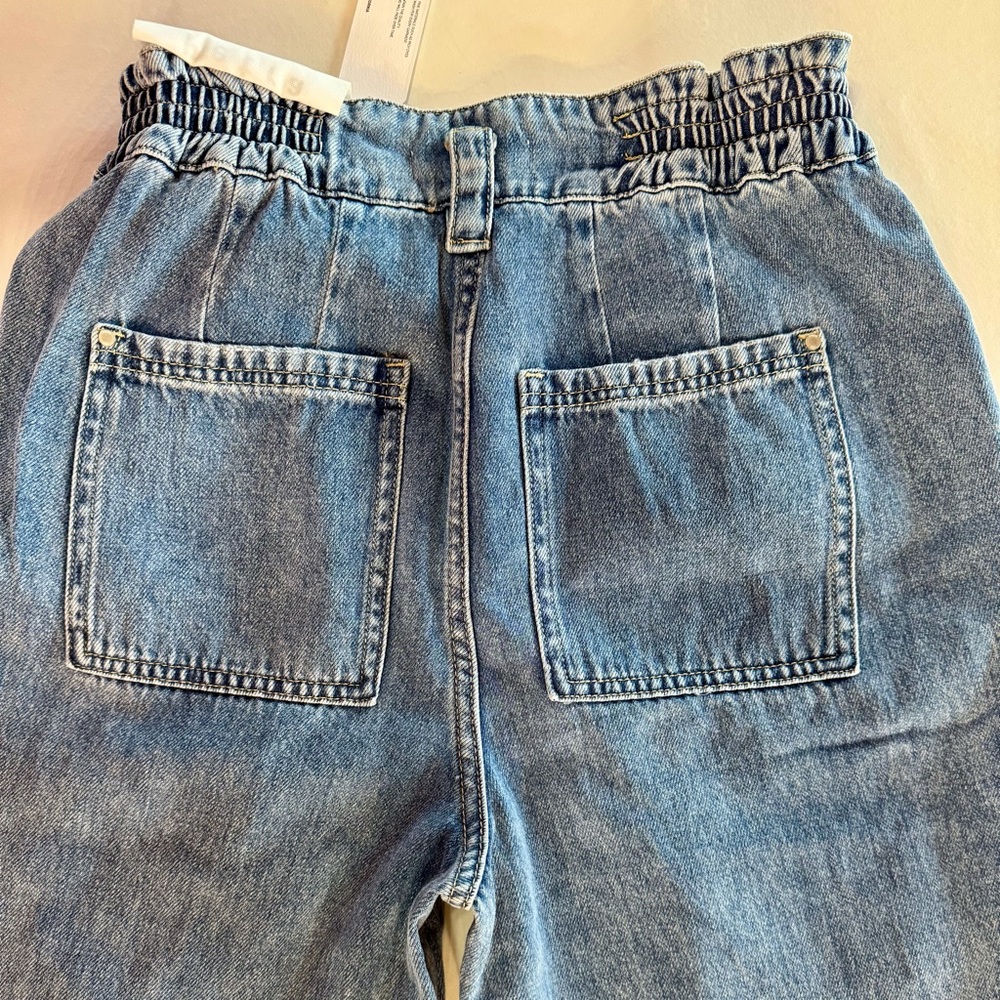 NWT PETRA153 High-Rise Paper-Bag Retro Jeans 100% Cotton (9/28) - Picture 13 of 16